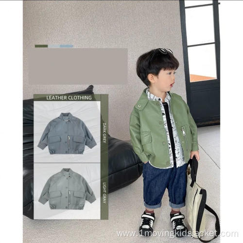 Boys Biker Jacket Casual